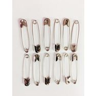 Event Party Store 12'li Gümüş 3.5 cm Çatal Çengelli İğne