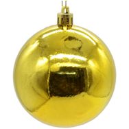 Event Party Store Gold 28 cm Büyük Yılbaşı Top Tekli Ağaç Süsü