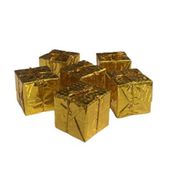Event Party Store Gold 6 cm 6'lı Yılbaşı Ağaç Süsü Hediye Paketi