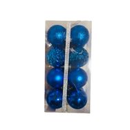 Event Party Store Parlement Mavi 5 cm 16'lı Yılbaşı Top Ağaç Süsü Karma Set