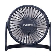 Everest EFN-505 145x141x105 mm Masaüstü Lacivert Usb Fan