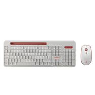 Everest Elite KM-6388 Multimedia Beyaz Pembe Kablosuz Klavye Mouse Set