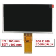 Everest EverPad DC-709 Siyah Dokunmatik Ön Tablet Camı