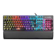 Everest Kb-gx7 Bluesky Full Rainbow 9 Renk Mavi Switch Deri Bilek Destekli Klavye + Mouse