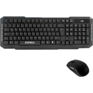 Everest KM-511 Siyah Kablosuz Q Klavye Mouse Seti