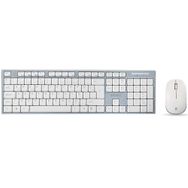 Everest KM-6063 Beyaz Gri Klavye Mouse Set