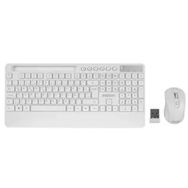 Everest KM-9676 Beyaz Kablosuz Klavye Mouse Seti