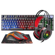 Everest Kmk-91 Eco Gökkuşağı Aydınlatmalı USB Gaming Combo 4 In 1 Set Oyun Klavye + Mouse + Pad + Kulaklık
