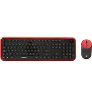 Everest Round KM-6282 Kırmızı-Siyah Kablousuz Klavye-Mouse Set