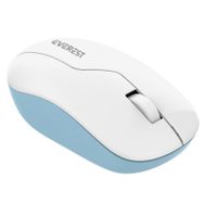 Everest SMW-973 Beyaz Mavi Kablosuz Mouse