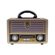 Everton RT-569 Bluetooth Fm-Usb-Tf-Aux Günei Enerjili Şarjlı Nostaljik Radyo