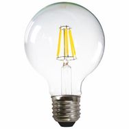 Evidea 2700K Gün Işığı Heka G95 6W Şeffaf Filament E27 Ampul