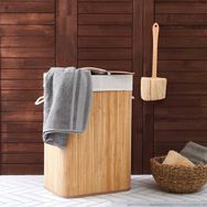 Evidea 60 lt Deco&Style Bambu Çamaşır Sepeti