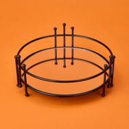 Evidea Bath Siyah 9x21 cm Dokuz Telli Aynalı Organizer