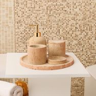 Evidea Bath Traverten 5'li Mermer Banyo Seti