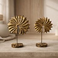 Evidea Deco Adella Gold 32 + 28 cm 2'li Dekor