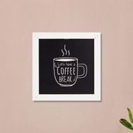 Evidea Deco Coffee Siyah 20x20 cm Duvar Panosu