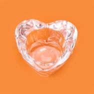 Evidea Deco Heart Şeffaf 6.8x2x8 cm Mumluk