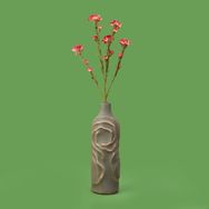 Evidea Deco Kırmızı - 68 cm Karanfil Dal Çiçek