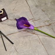 Evidea Deco Mor 60 cm Yapay Zambak Çiçeği
