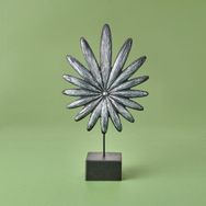 Evidea Deco Palmiye Gümüş Siyah 34 cm Dekor