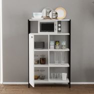 Evidea Fly Mobilya Lisa Beyaz 80 cm Çok Amaçlı Dolap