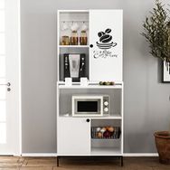 Evidea Fly Mobilya Signor Beyaz 80 cm Çok Amaçlı Dolap