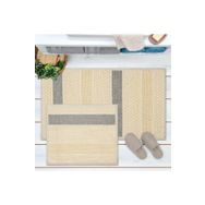 Evidea Frodo Naturel Soft Antrasit 60x100 cm + 50x60 cm 2'li Banyo Paspası