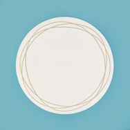 Evidea Kitchen Beyaz Krem 38 cm Yuvarlak Deri Supla