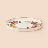 Evidea Kitchen Flowely Oval Renkli 42 cm Tepsi