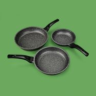 Evidea Kitchen Nirvana 20+24+28 cm Antrasit 3 Parça Tava Seti