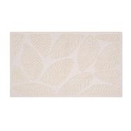 Evidea Soft 60x100 cm + 50x60 cm Kare Ekru 2'li Banyo Paspası