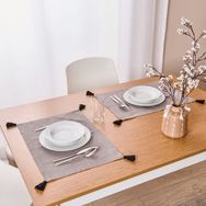 Evidea Soft Anthracite Antrasit 35x50 CM 2'li Amerikan Servis
