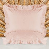 Evidea Soft Basic Fırfırlı Gül Kurusu 50x70 cm 2'li Yastık Kılıfı
