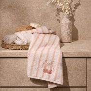 Evidea Soft Bemba Ekru Pembe 50x90 cm Yüz Havlusu