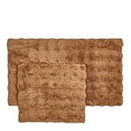 Evidea Soft Bubble 60x100 cm + 50x60 cm Kahverengi 2'li Banyo Paspası