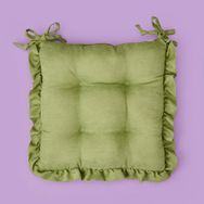 Evidea Soft Nora 40x40 cm Yeşil Sandalye Minderi