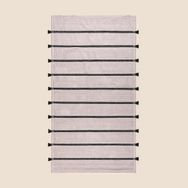 Evidea Soft Riegel Ekru Siyah 80x150 cm Yolluk