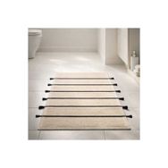 Evidea Soft Rigel Ekru Siyah 60x100 cm Banyo Paspası