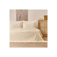 Evidea Soft Selimi Bej 160x220 cm Tek Kişilik Yatak Örtüsü Seti