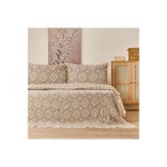 Evidea Soft Tamyr Bej 230x250 cm Çift Kişilik Yatak Örtüsü Seti