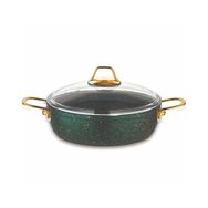 EvimSaray S-8128 Zümrüt 28cm Basık Tencere