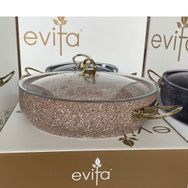 Evita 28 No Tel Sap Gold Bej Granit Basık Tencere