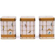 Evle Birdcage 3 Parça Kare Saklama Set