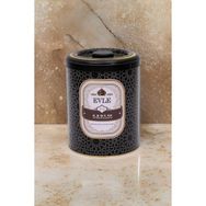 Evle ER188-9M Trellis Garlic Desenli Yuvarlak Metal Saklama Kabı