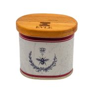 Evle ER213-5O Country Housefly Desenli Oval Metal Saklama Kabı