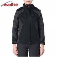 Evolite Diva Gri-Siyah Kadın 3in1 Mont