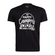 Evolite Happy Campers Siyah Erkek T-Shirt
