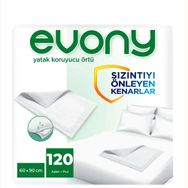 Evony 120 Adet 60x90 cm Yatak Koruyucu Örtü