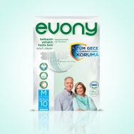 Evony Belbantlı M Beden 10 Adet Hasta Bezi